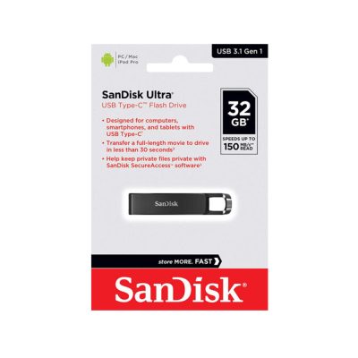 usb type c sandisk 32gb ultra
