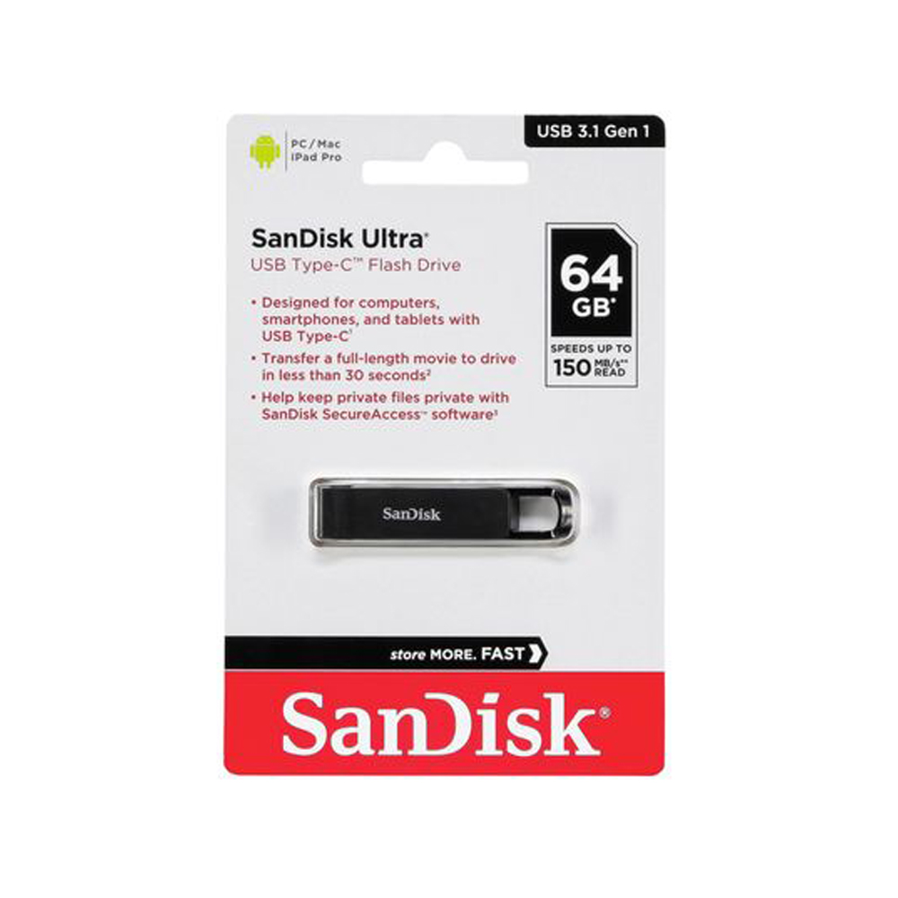 usb type c sandisk 64gb ultra